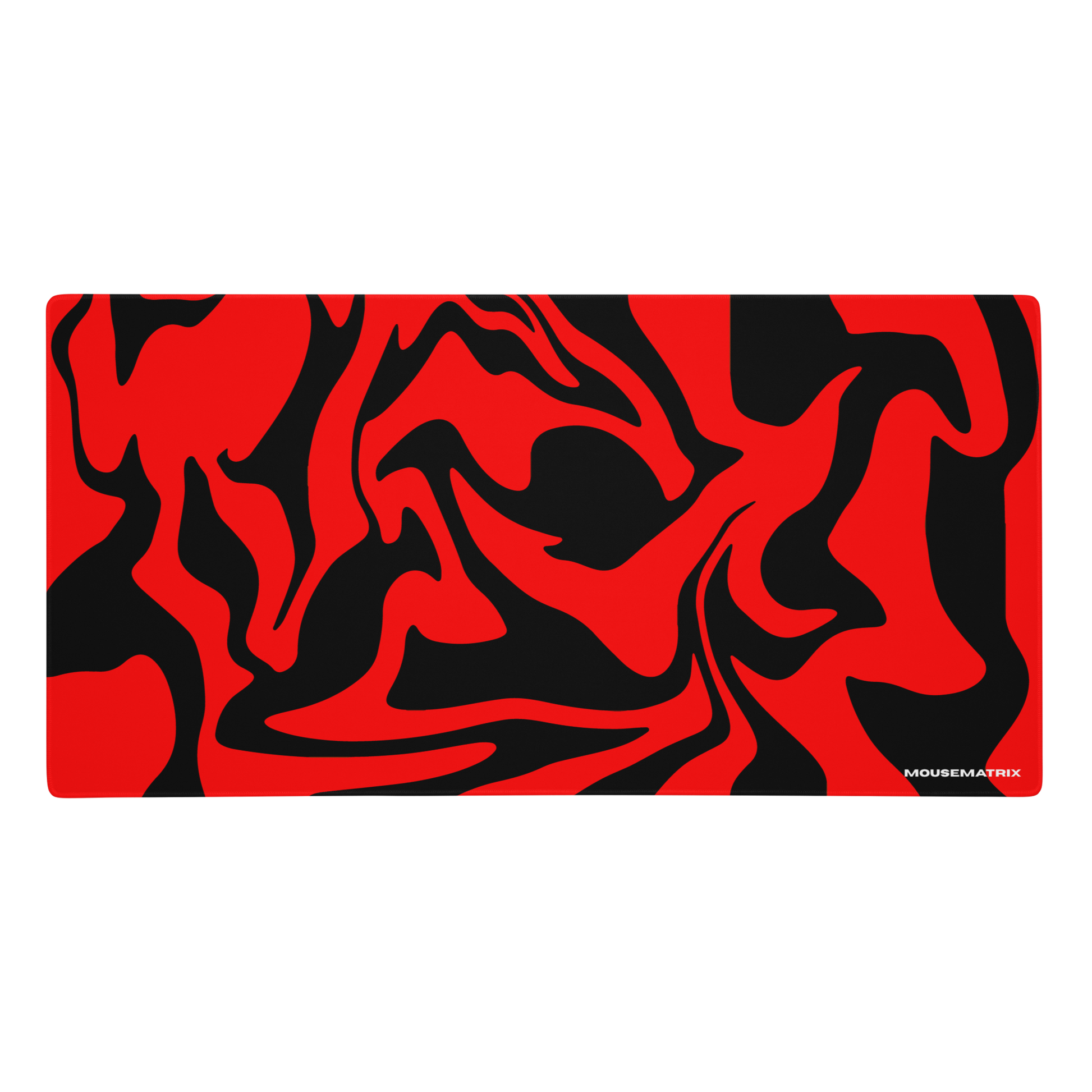 Demon Red Swirl Mouse Pad