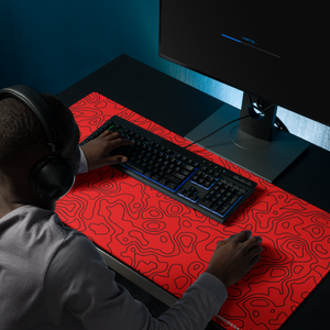 Demon Red Topo Mouse Pad